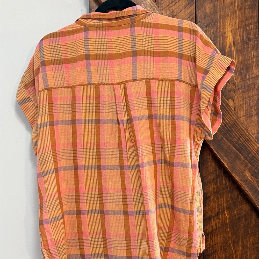 Lucky Brand Multicolor Plaid Button-Down Shirt - Picture 3 of 3